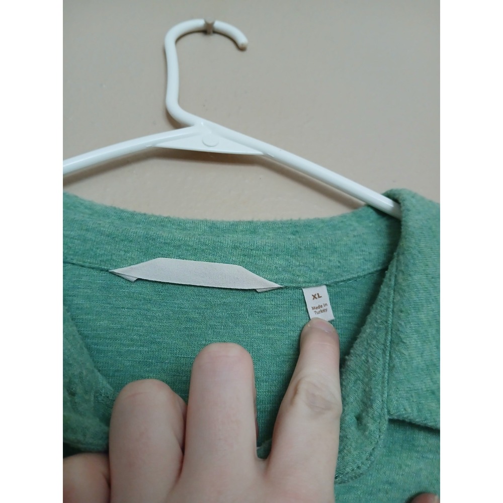 Soft Surroundings Top XL Take It Easy Tunic Artsy Lagenlook Capsule Office - Picture 4 of 15